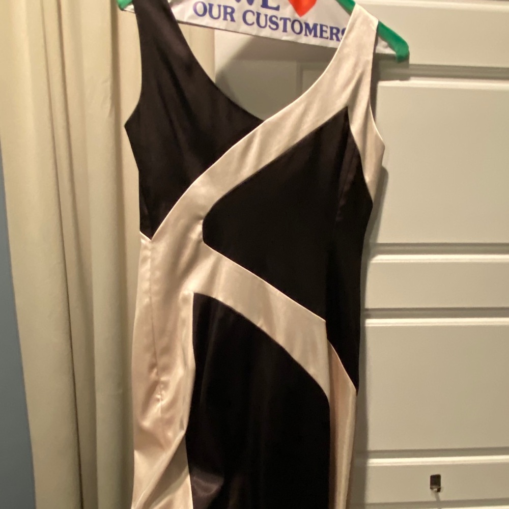 Anne Klein Satin Cocktail Tank Dress. Size 2.